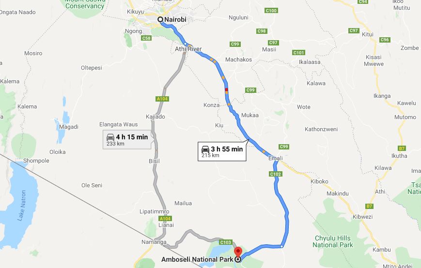 Nairobi – Amboseli National Park