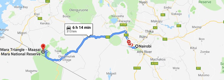 Nairobi – Masai Mara National Reserve